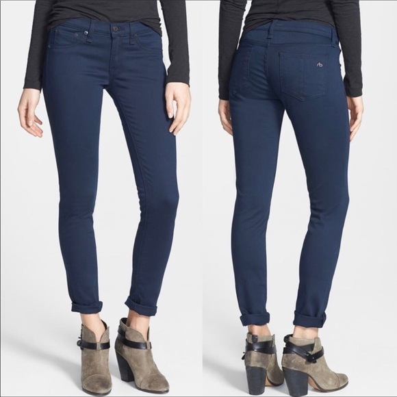rag & bone Denim - rag & bone dark blue legging jeans